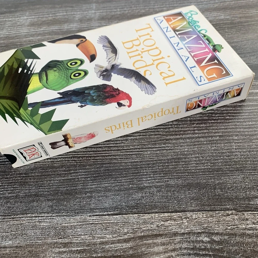 Henry's Amazing Animals: Tropical Birds VHS Tape‎ 1997 Disney Channel Show Rare